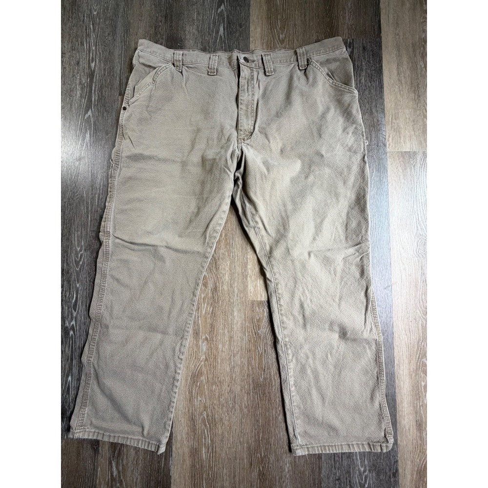 Wrangler Carpenter Pants Mens 44x30 Tan Stretch Workwear Utility 1094LXWCK